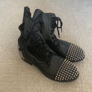 Steve Madden Studded Combat Bootie